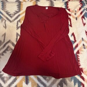 Old Navy Long Sleeve Cutout Top – Large – Like New